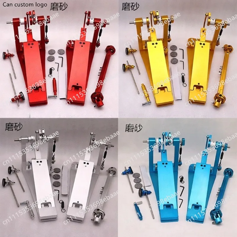 Matte Aluminum Alloy Double Bass Practice Pedal Beater for Drum Set Add-On Accessory