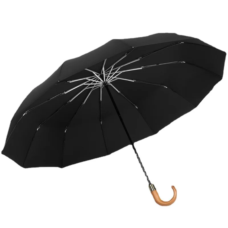 NIELLO-Fully Automatic Pongee Umbrella for Adults, Beach Umbrella, Save Rain, 62cm Radius, All in 1, 230T, Good Selling