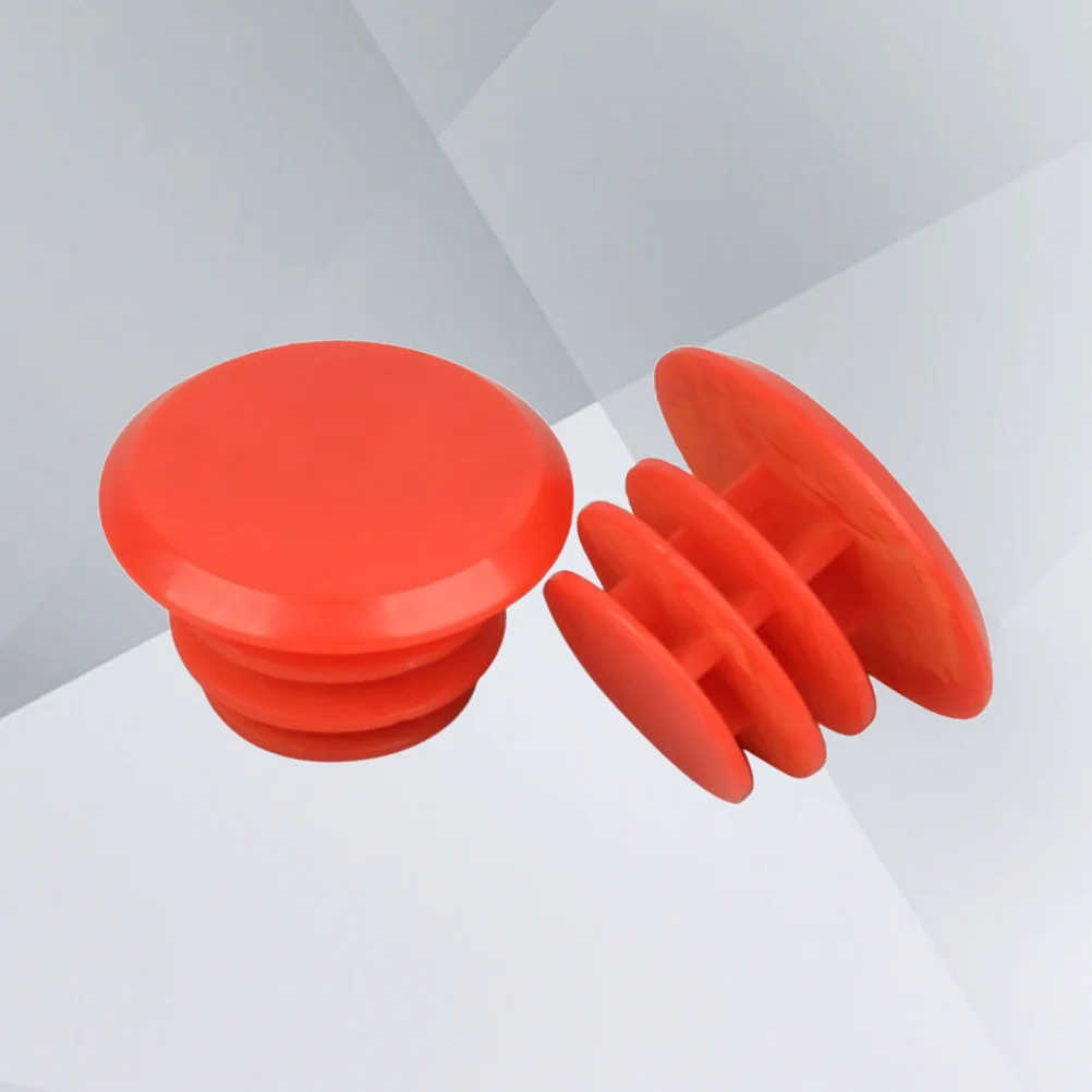 

Plastic Handlebar End Plug Bar End Plug for Road Bike Red Lightweight Durable Easy Installation Bar Ends