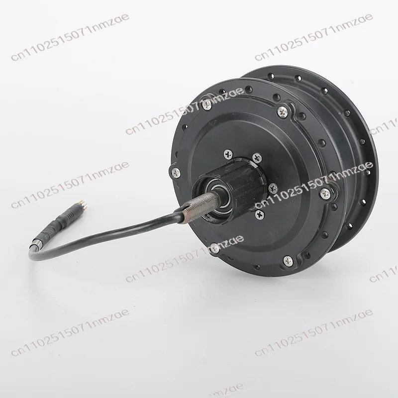 250W Rear Drive Disc Brake Cassette Hub Motor, Brushless DC Wheel Hub with Spokes, E-Bike Conversion Kit