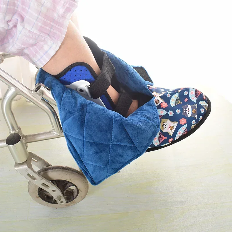 1pcs Autumn Winter Gypsum Warm Shoe Covers Foot Fractured Injured Patients Rehabilitation Adjustable Elasticity Gypsum Socks