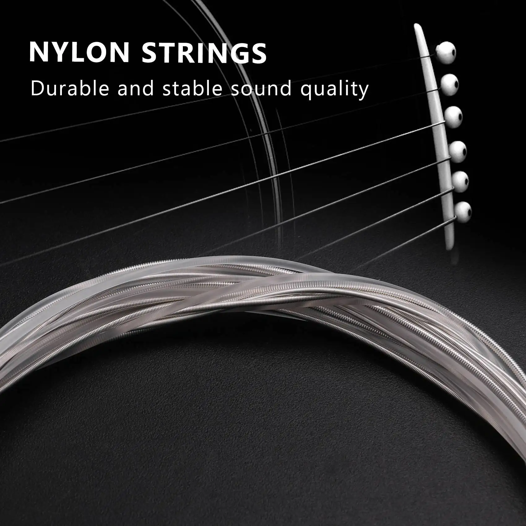 6X nylon string set for classical guitar-ABWY