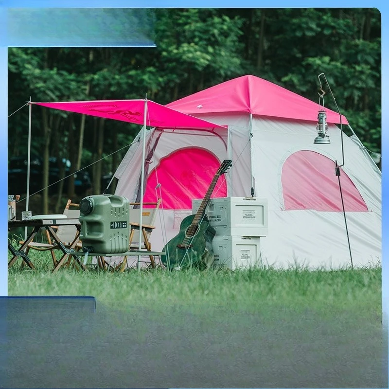 Tent Outdoor Portable Folding Automatic Outdoor Tent Camping 3-4 People Double Camping Outdoor Professional