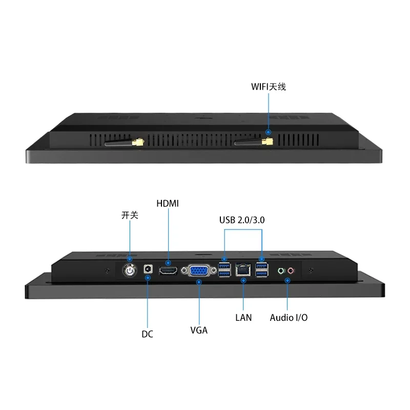 

Уникальный 12,1-дюймовый промышленный сенсорный экран «все в одном» для ПК, емкостный сенсорный экран компьютера с Windows для умных заводов
