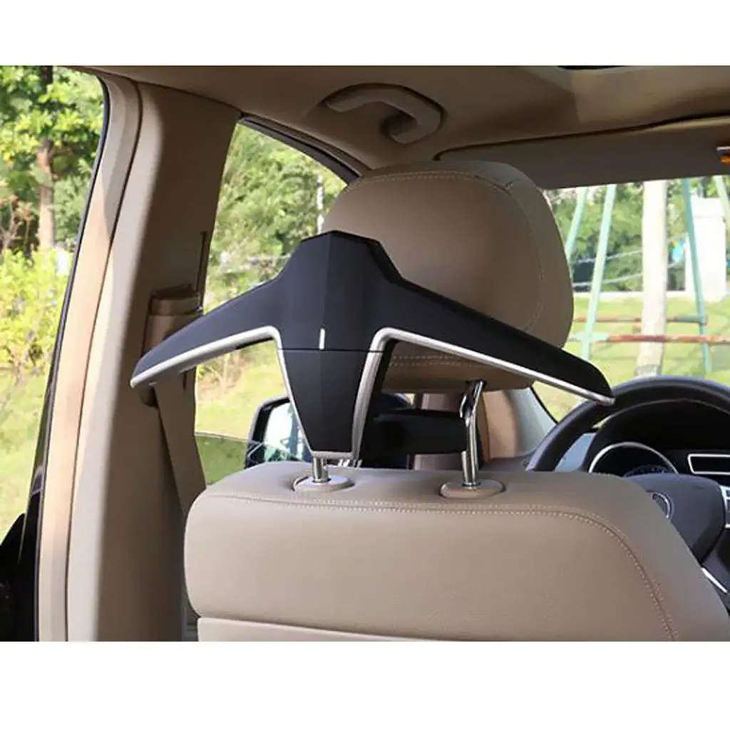 

Car Headrest Hanger Hooks Easy Install Travel Hooks Clothes Bag Holder for Car Interior Commute