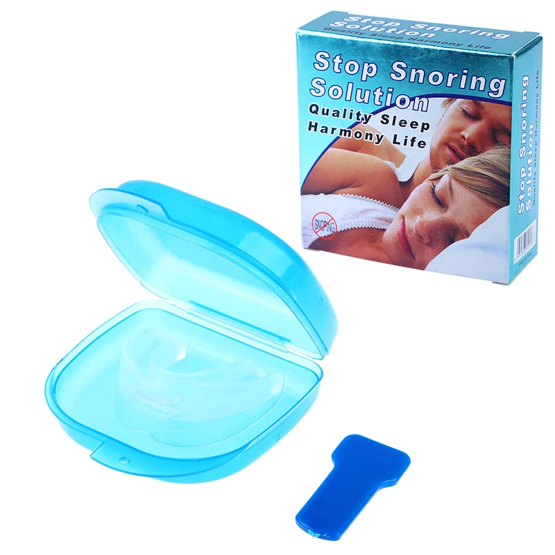 

Silicone Stop Snoring Anti Snore Mouthpiece Apnea Guard Bruxism Tray Sleeping Aid Mouthguard Health Sleeping Health Care Tool