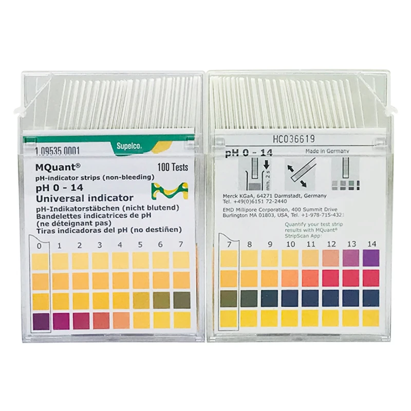 German Merck PH test paper 1.09535.0001 1.09543 pH precision test strip extensive test paper