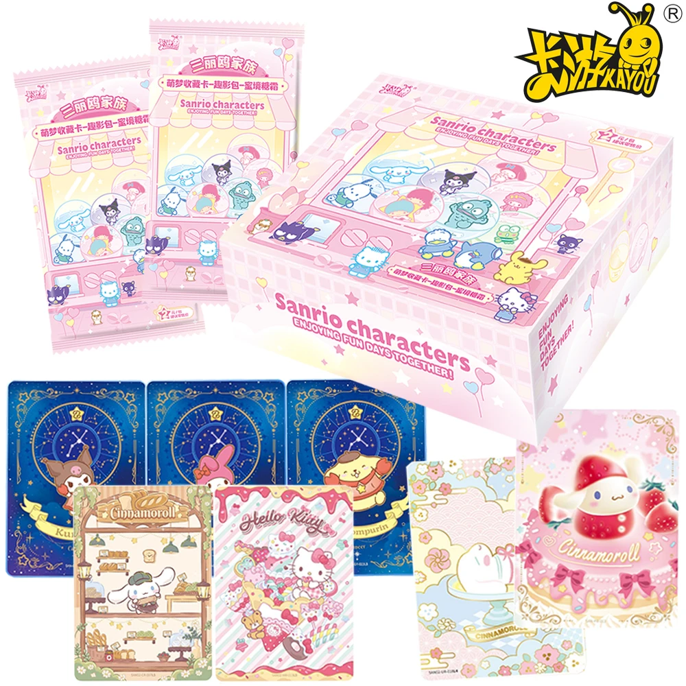 

Genuine Kayou Sanrio Collection Card Cute Hand Drawn Series Limited Card Children's Favorite Cute Celebrity Creative Toy Gifts