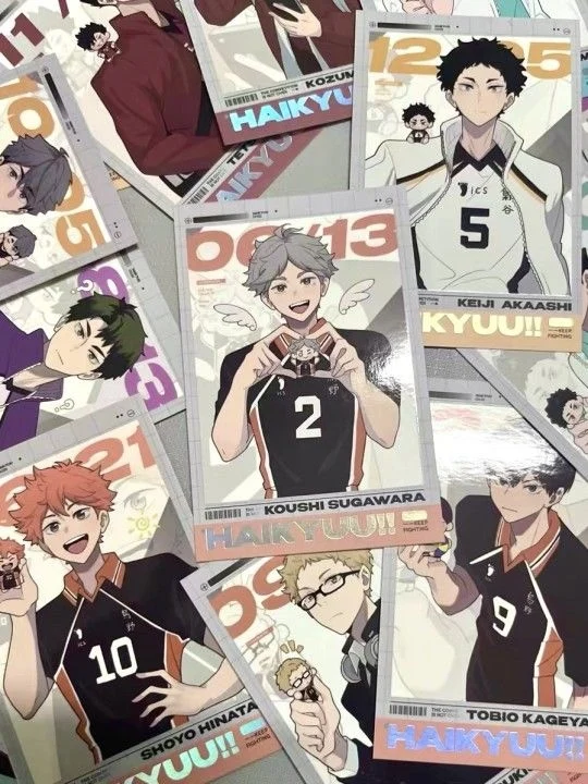 Anime haikyuu!!! Decoração Pequeno Cartão Postal, Kozume, Kenma, Shoyo, Hinata, Tobio, Kageyama, Oikawa, Tooru, Cosplay, Aniversário, Presente de Natal