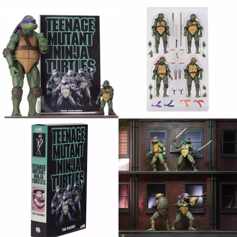 NECA Teenage Mutant Ninja Turtles TMNT 2018 SDCC Exclusieve 7-inch actiefiguur Collectible Desktop Model Ornament Verjaardagscadeau