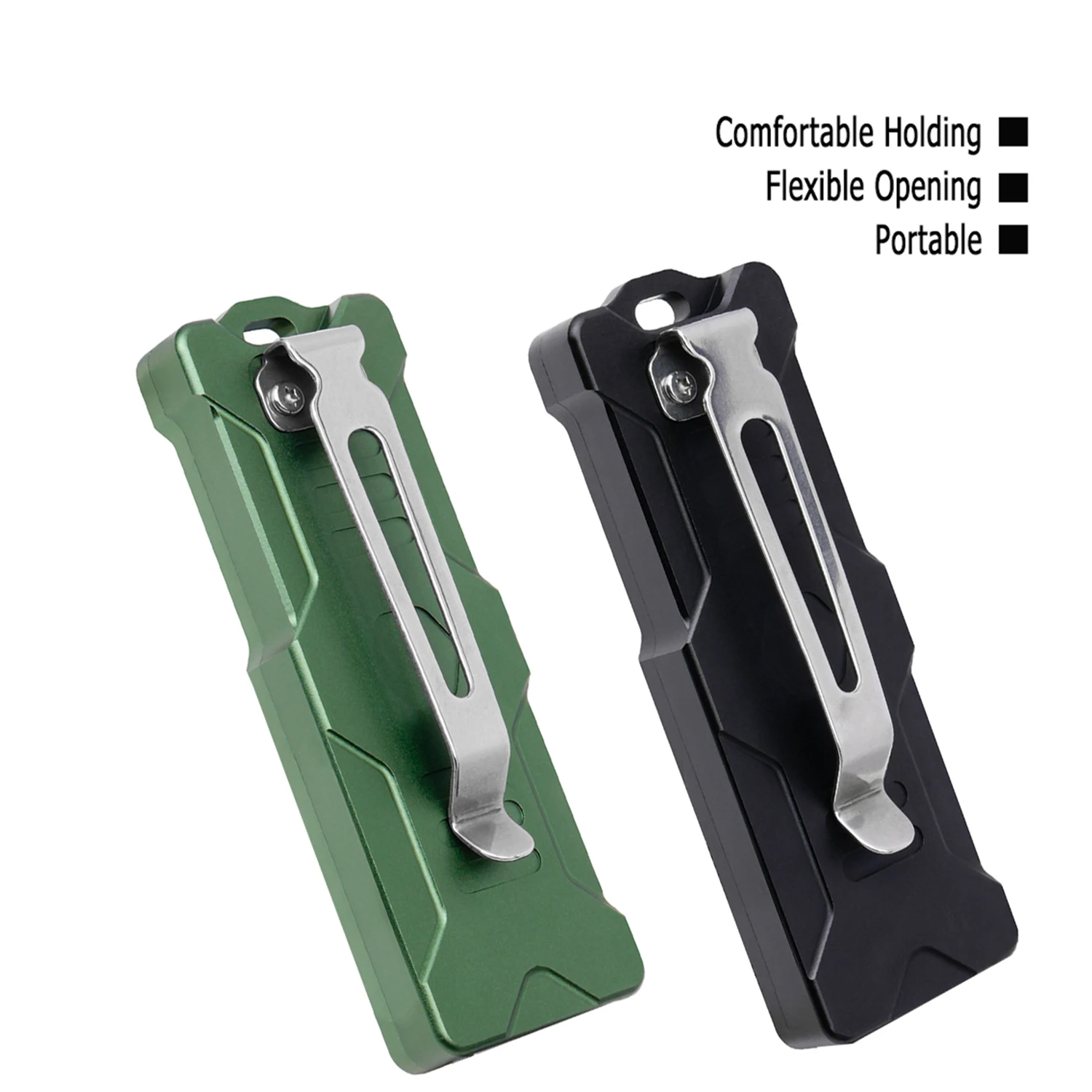 Aluminum Pocket Small Tool With Pen Clip.Multifunctional EDC Tool