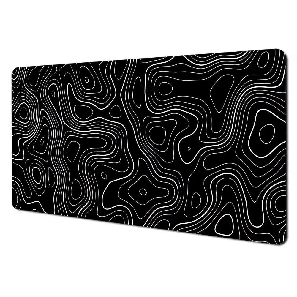 لوحة ماوس كبيرة للألعاب، مفرش ماوس كبير لألعاب الكمبيوتر، حافة مخيطة، حصيرة مكتبية قابلة للغسل وغير قابلة للانزلاق