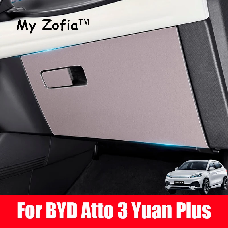 

For BYD Atto 3 Yuan Plus 2023 2024 2025 Car Front Passenger Compartment Anti Kick Pad Protective Sticker Interior Accessories