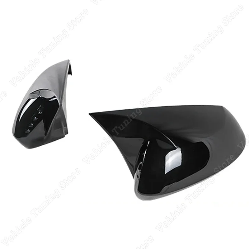 For Toyota Corolla 2019 2020 2021 2022 2023 Gloss Black ABS Car Side Rearview Mirror Cover Cap Exterior Trim Accessories