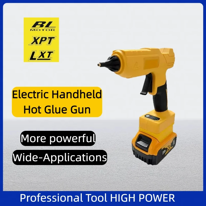 يده اللاسلكي الكهربائية صمغ يسيح بالحرارة بندقية لحام مسدس هواء ساخن إصلاح لتقوم بها بنفسك أداة مكافحة السمط فوهة مسدس الغراء الكهربائي