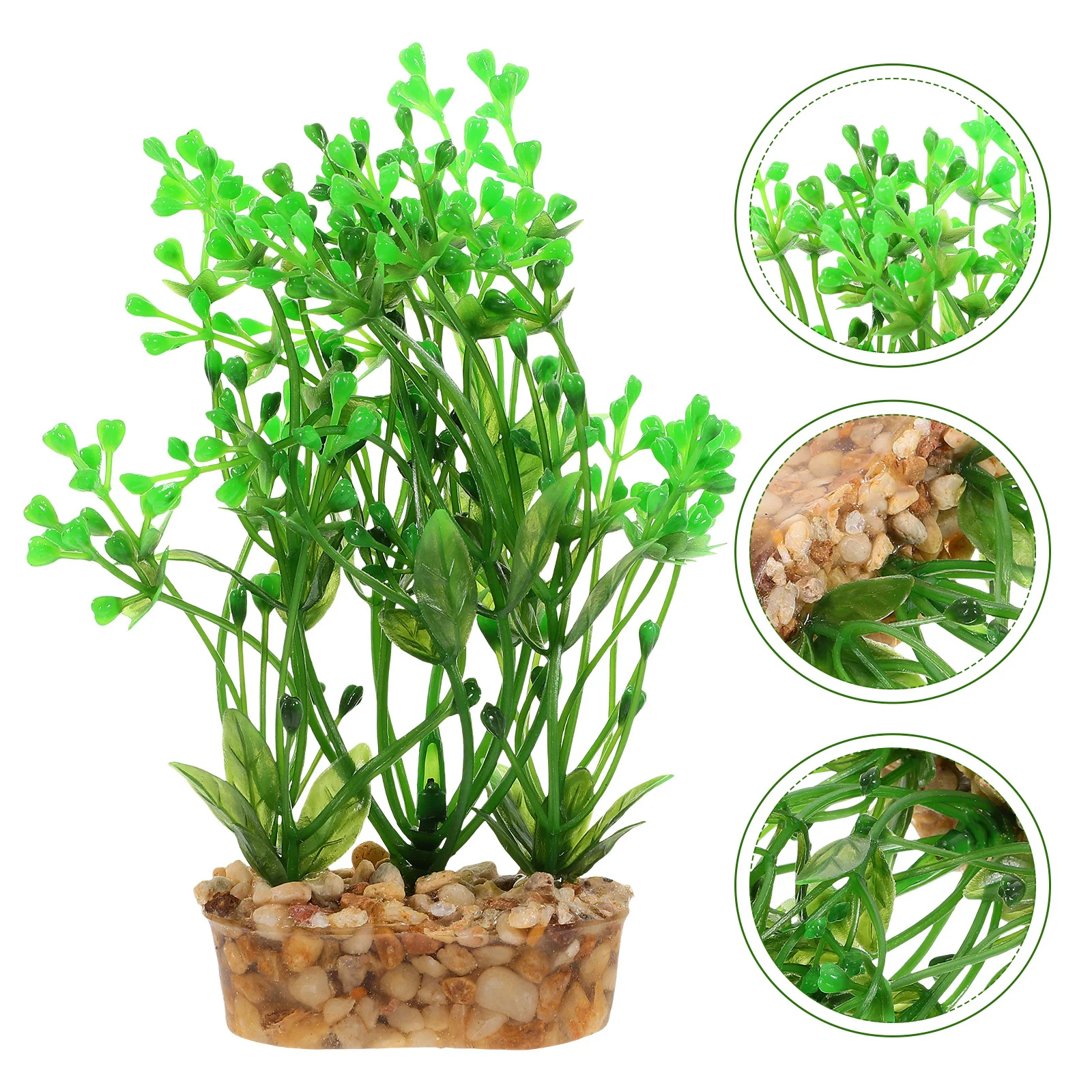 

Fake Plants for Fish Tank Realistic Aquatic Decoration Underwater Grass Figurines Beautiful Betta Tank Accessories