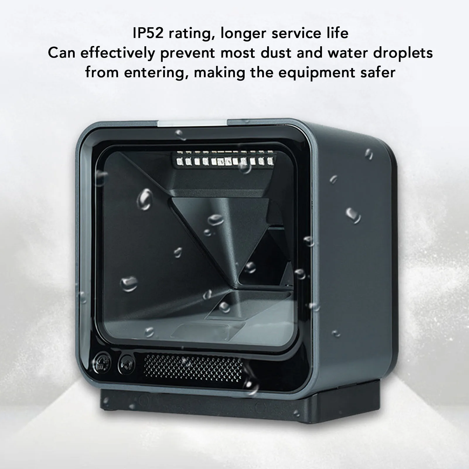 1D 2D Desktop Barcode Scanner Prevent Rereading Infrared  Sensing USB Interfacefor for Supermarket Bookstores Restaurant Shop