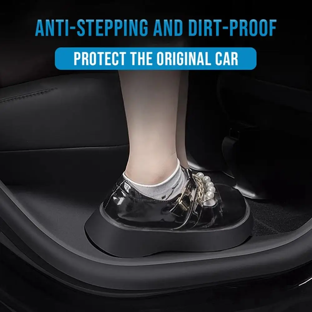 غطاء واقٍ لباب السيارة الخلفي ، شريط واقي ممتص الصدمات ، وسادات مضادة للركل ، والملحقات الأصلية ، ونموذج تسلا ص ، والزوج #5