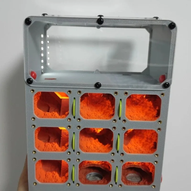 Ant Farm Rechargeable Temperature Control Ants Observation Box with Light Thermostatic Ants Incubator Anthill Habitat House