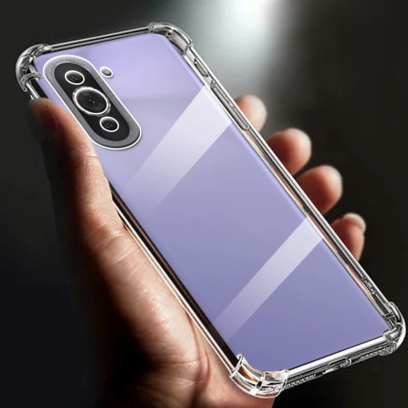 Thickened Airbag Shockproof Clear Soft Tpu Phone Case For Huawei nova 10 case 4G Transparent Back Cover 6.67