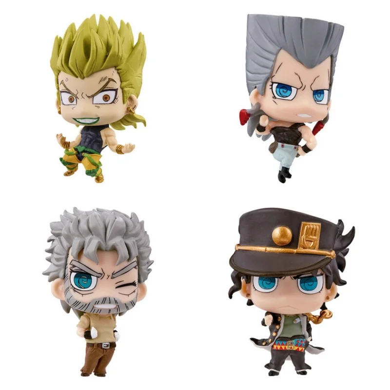 

Bandai 4Pcs Gashapon カプセルフィギュアコレクション01 JoJo's Bizarre Adventure Toys For Kids Gift Collectible Model Ornaments
