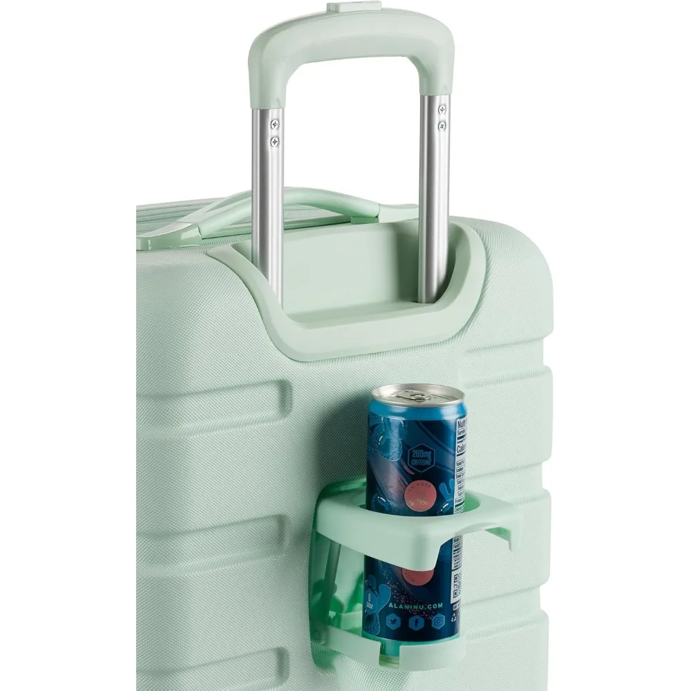 Bagage Extensible Rigide avec Roues Rotatives, Aqua, 3 Pièces (SM/MD/LG)