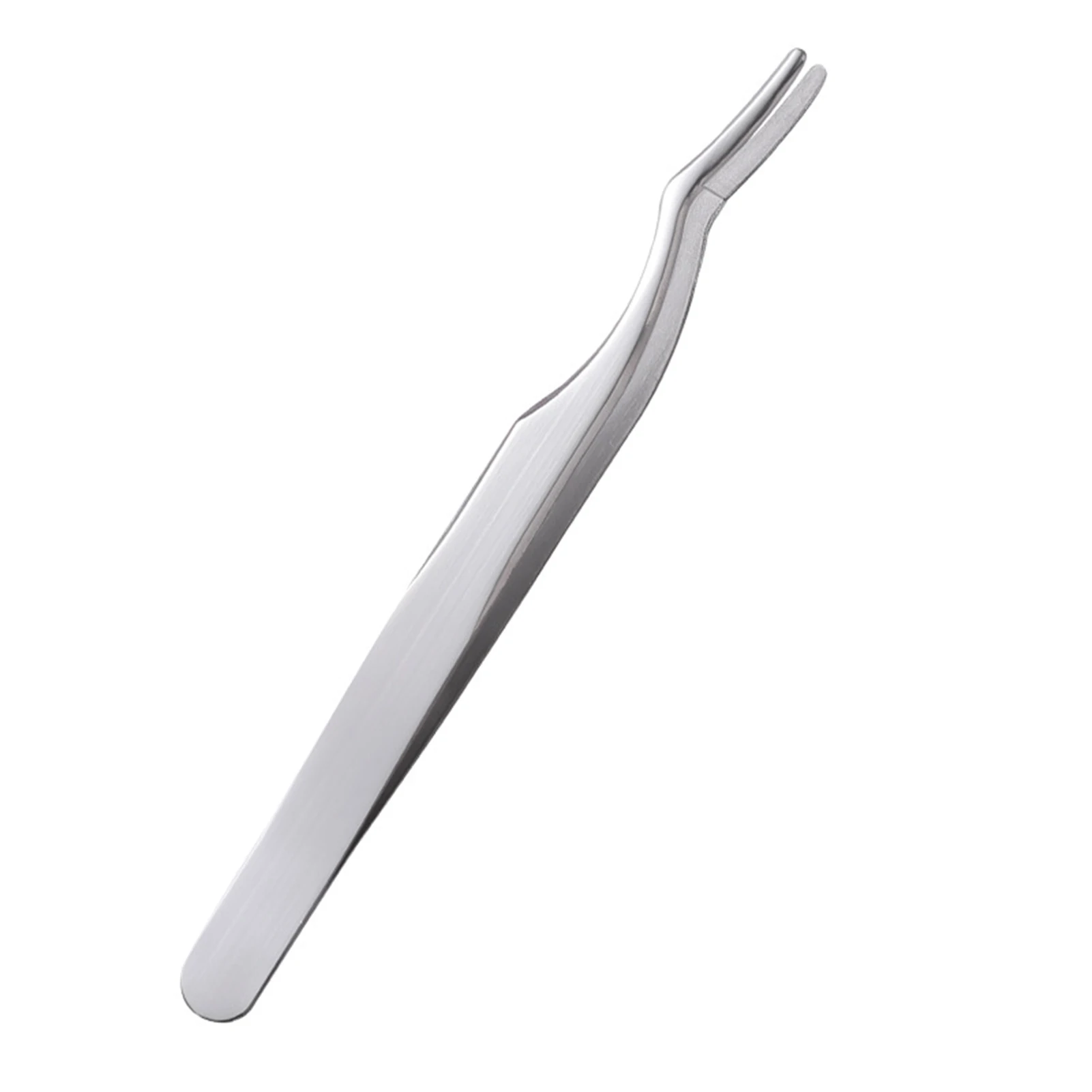 

Stainless Steel Slanted Eyelash Clips Lashes Extension Applicator Tweezers Hair Removal for Ingrown Hair Eyebrows Eyelashes