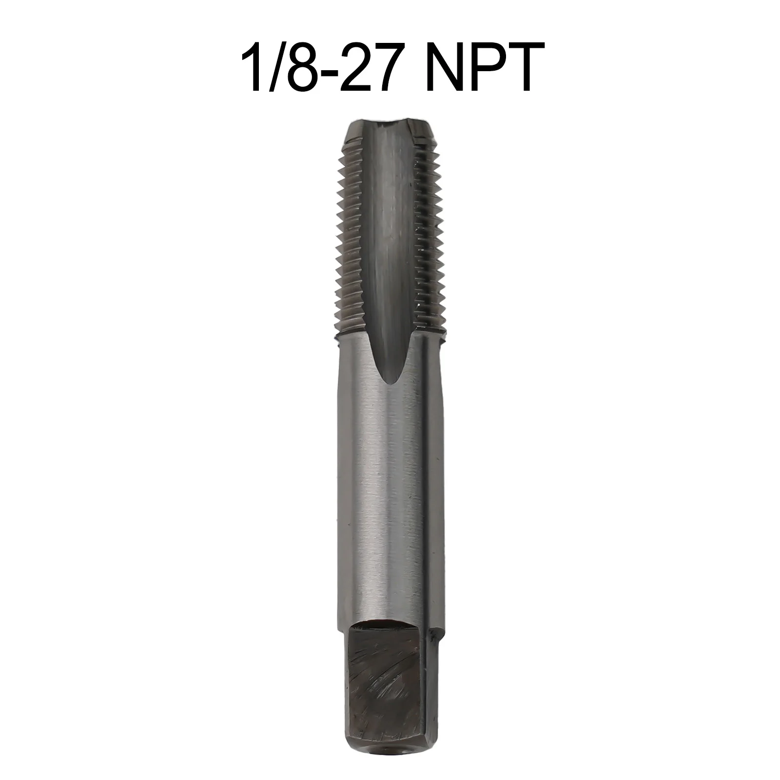 

1PC 1/8-27 NPT Taper Pipe Tap HSS Metric Right Hand Machine Metric Plug Tap Straight Fluted Screw Thread Hand Tap Hand Tools