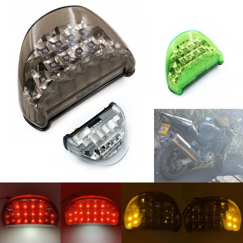 

Motorcycle LED Turn Signals Rear Tail Light For Kawasaki Ninja ZX-12R ZX12R 2000 2001 2002 2003 2004 2005