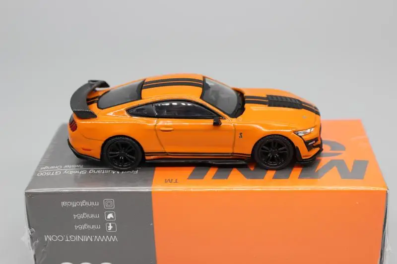 1:64 Mini GT ford Mustang Shelby GT500 #505 Collection die-casting alloy cart model ornaments gifts