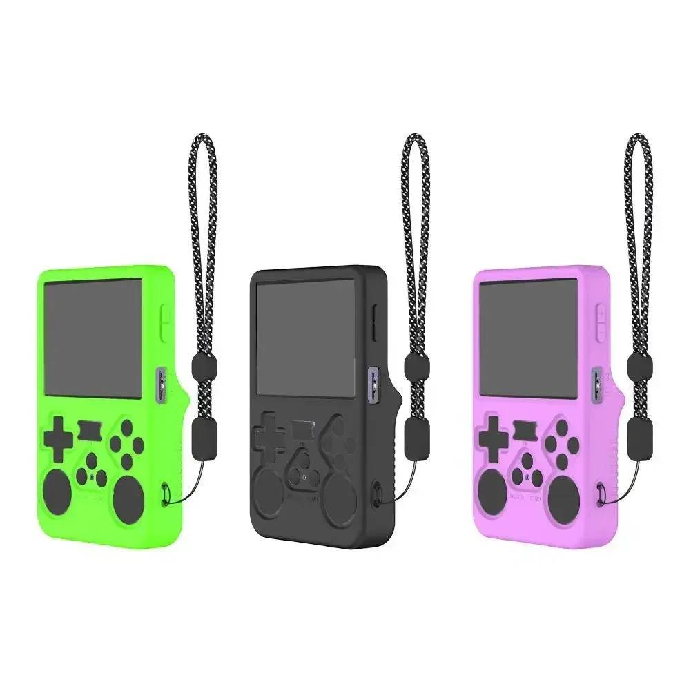 Siliconen hoes geschikt voor ANBERNIC R36S Handheld gameconsole Siliconen beschermhoes Antikras opbergdoos Soft Shell