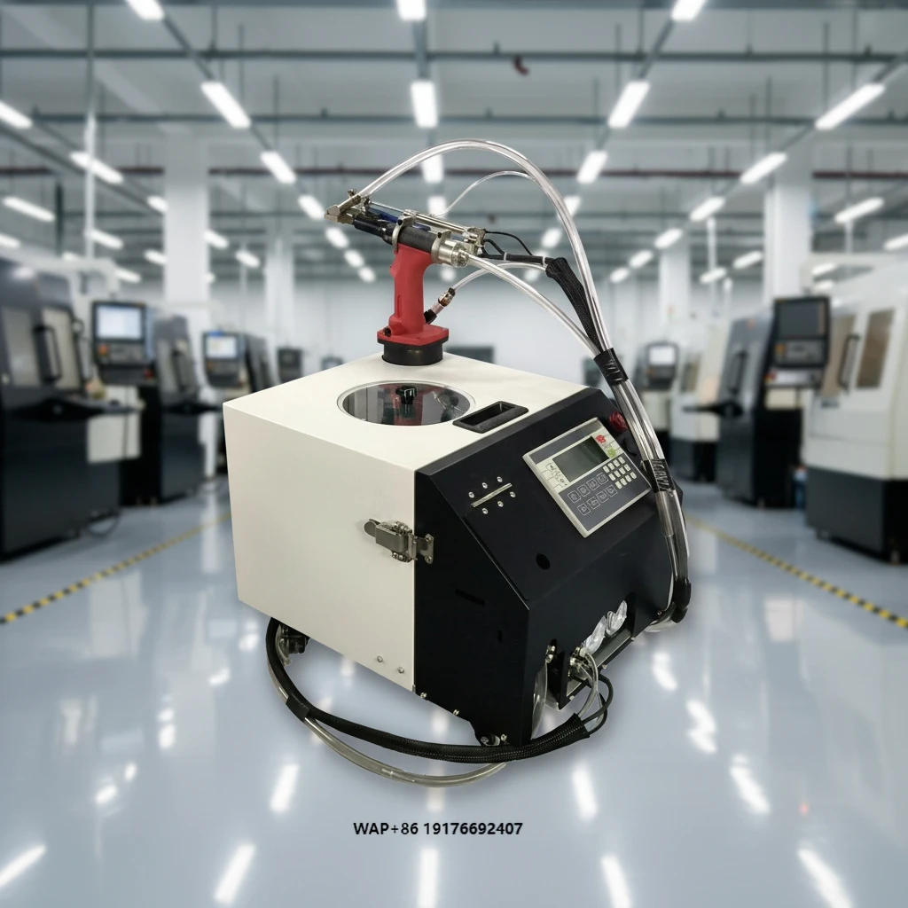 Industrial Auto-Feed Blind Rivet Smart PLC Control Handheld Pneumatic Riveting Machine for Metal Fabrication