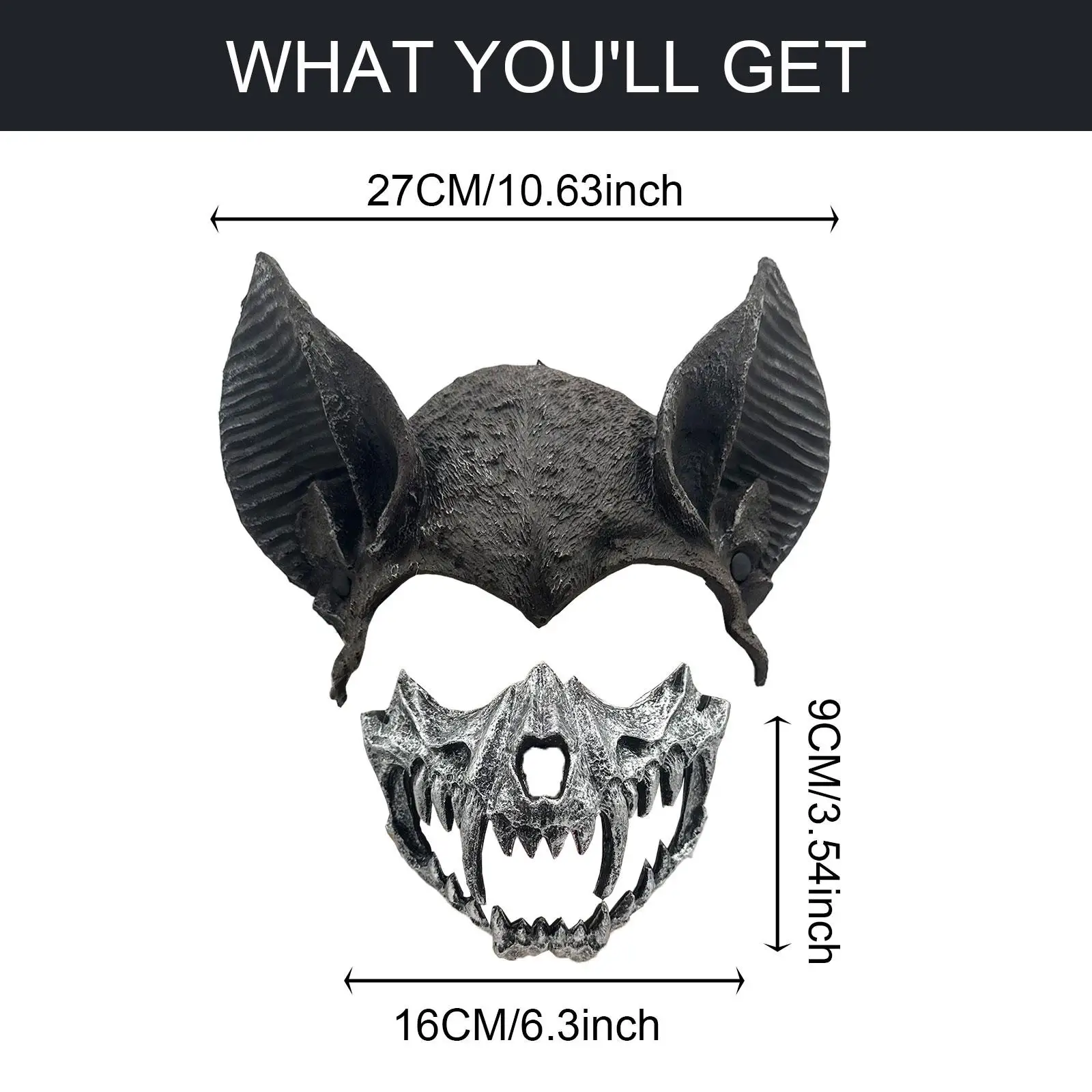 قناع تنكري للهالوين ممتع فريد من نوعه للرجال والنساء لحفلات أعياد الميلاد والأصدقاء #6