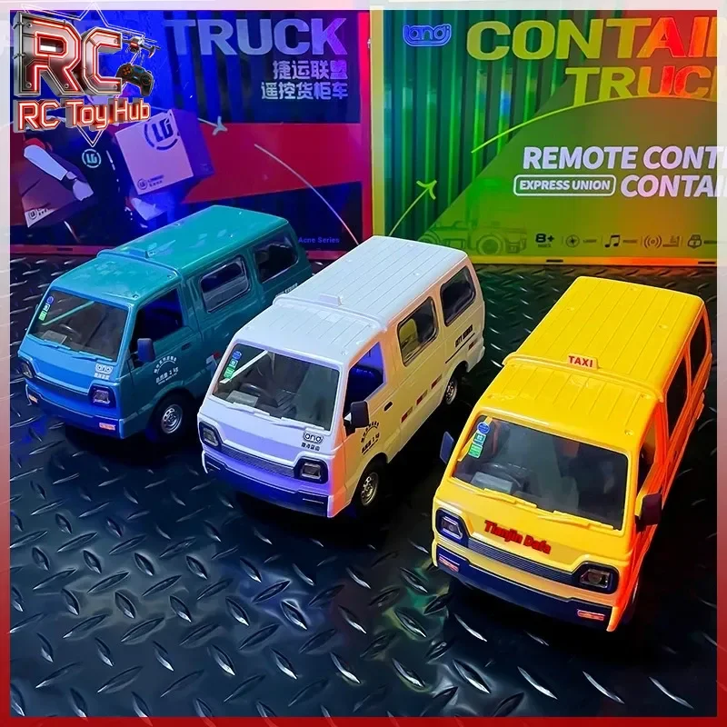 1:16 2.4G Remote Control Simulated Mini Cargo Truck Drift Racing RC Van Model Urban Transport Toy Vehicle For Kids