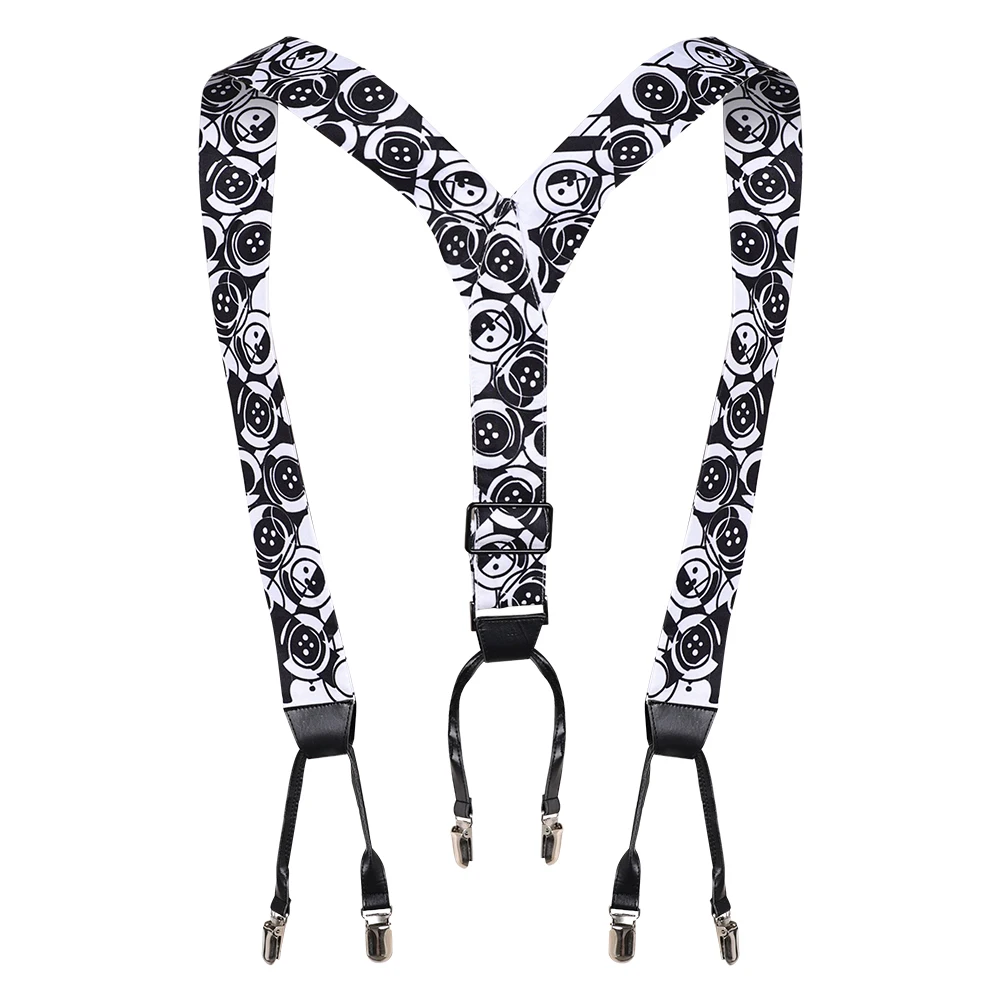 Stanley Cosplay Shoulder Strap Necktie Movie The Mask Fantasia Back Strap Tie Halloween Carnival Roleplay Costume Accessories - Image 4