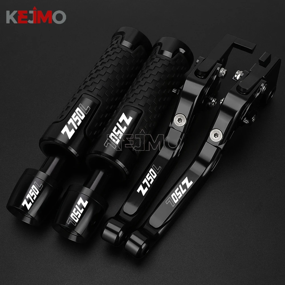 

Accessories Handgrips Extendable Brake Clutch Levers Handlebar Grips Handle Ends Motorcycle For KAWASAKI Z750 Z750L 2007-2012 11