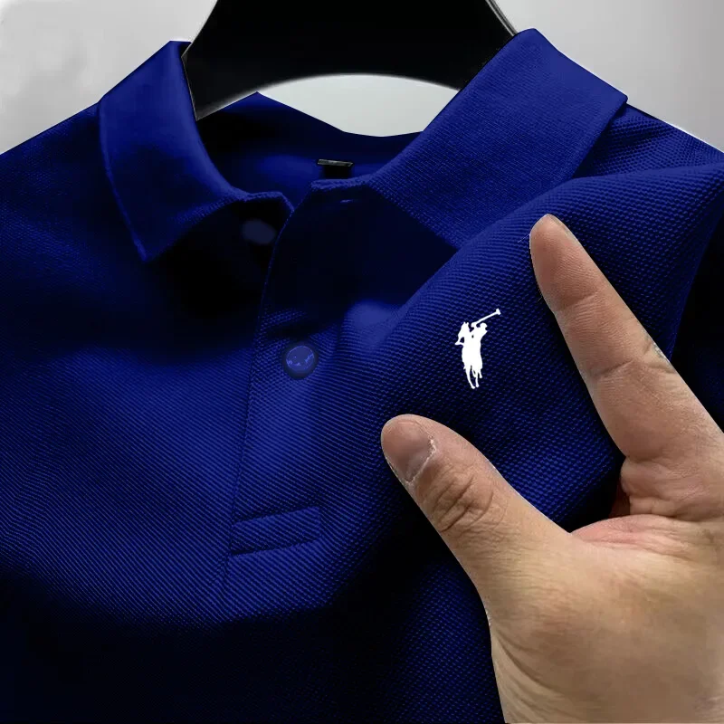 2026 Herren Sommer High-End Bedrucktes Golf-Kragen-T-Shirt Einfarbig Atmungsaktiv Büro und Freizeit Hochwertige Herrenbekleidung S-4XL – Detail 13