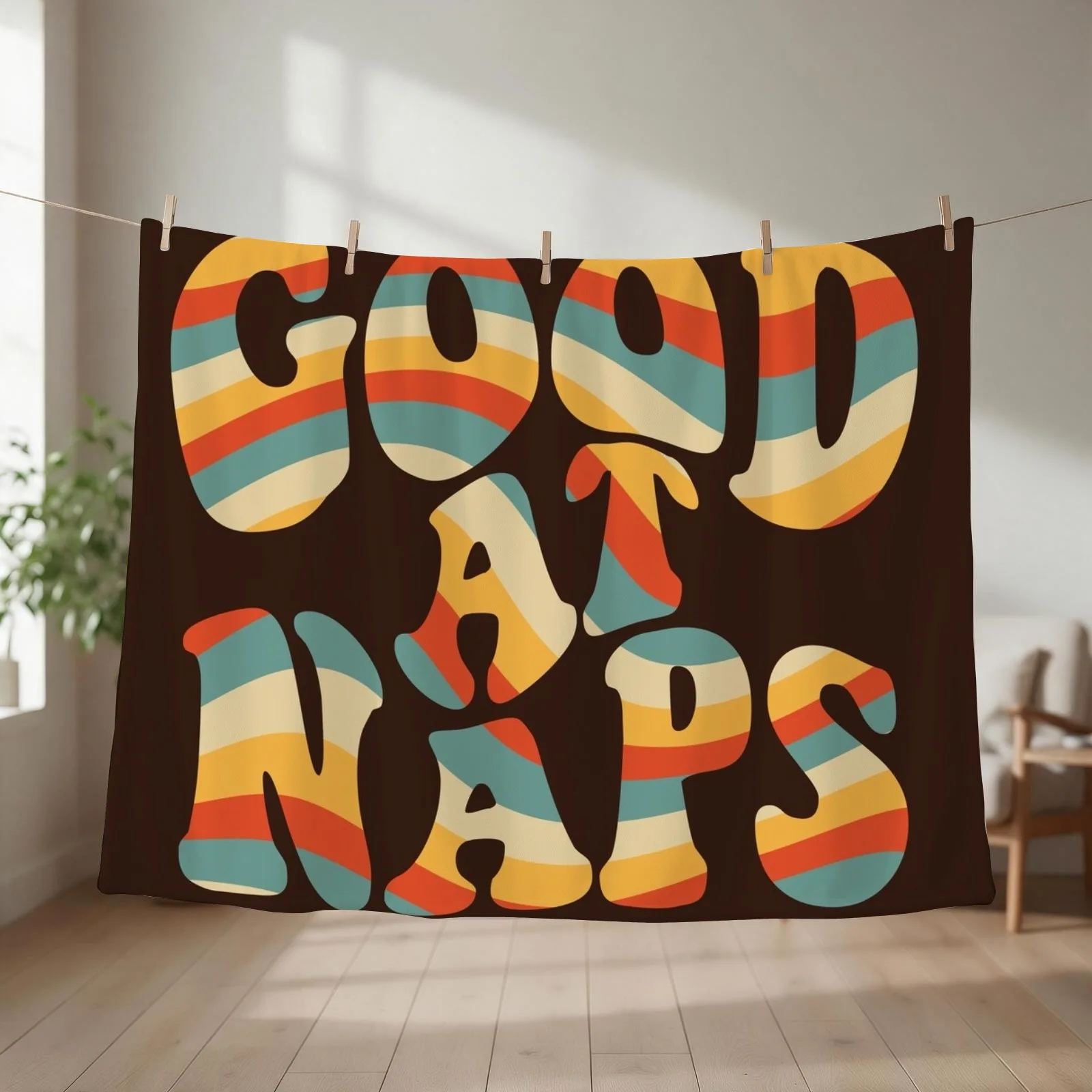 Good At Naps Throw Blanket Sofa Quilt Kid'S Fashion Sofas Hair Blankets