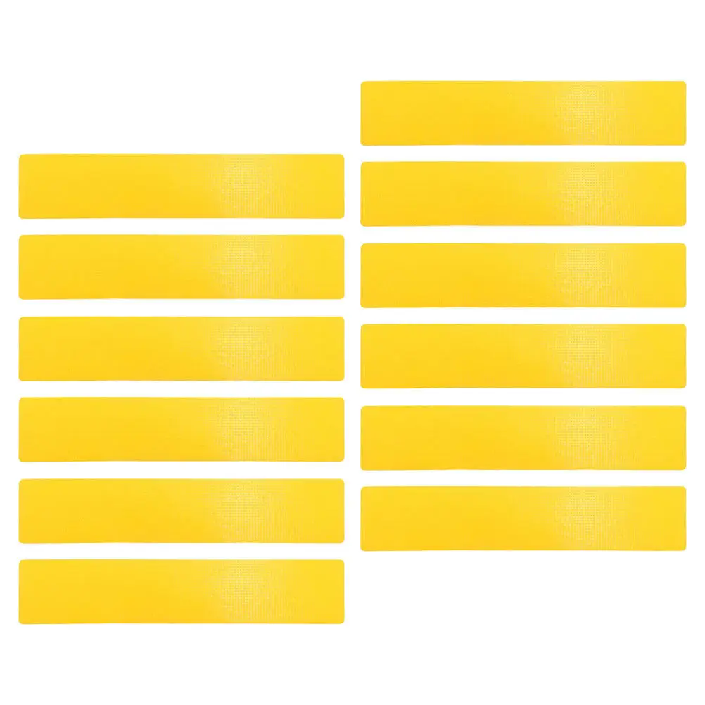 

12Pcs Tennis Court Markers Weather Resistant Flat Disc Spot Markers Stable Adhesion Ground Pads for Soccer Basketball Agility
