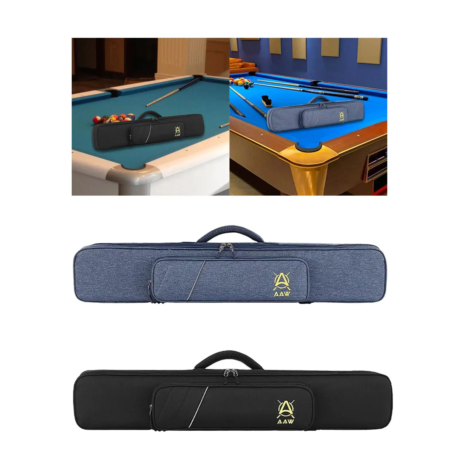 

Pool Cue Cases 1/2 Club Bag Portable Thickened 7 Hole Billiard Cue Bag 83cm