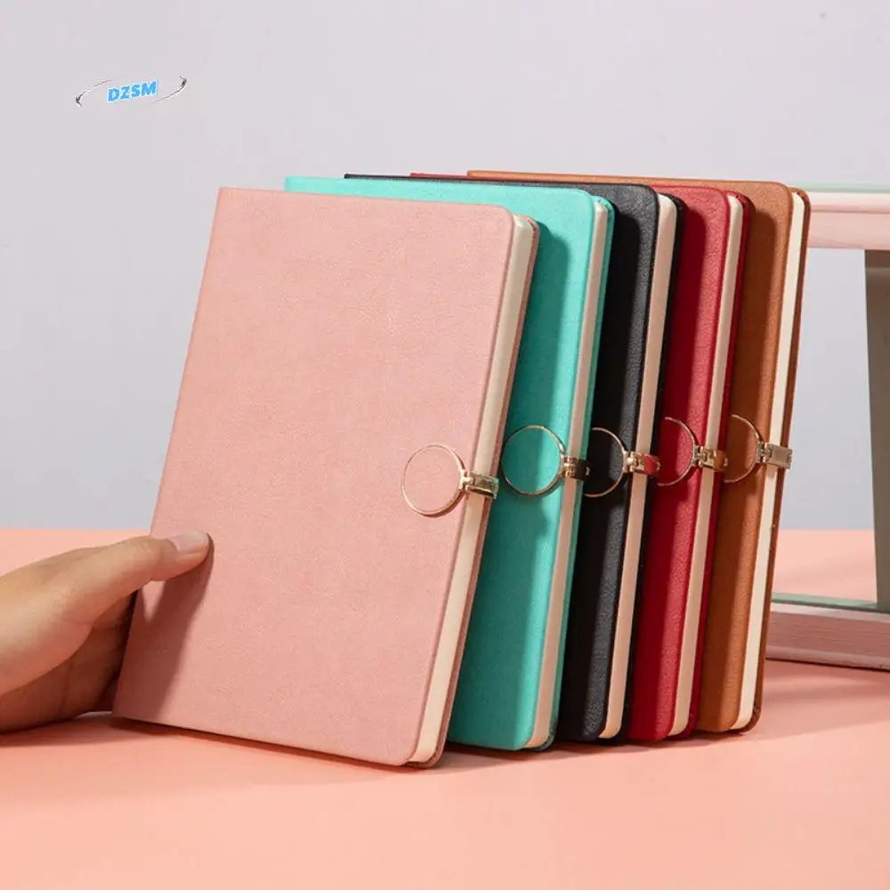

200 Pages A5 Notepad Thickened Paper PU Leather Cover Business Office Notebook Wear-resistant Magnetic Buckle Students Notebook