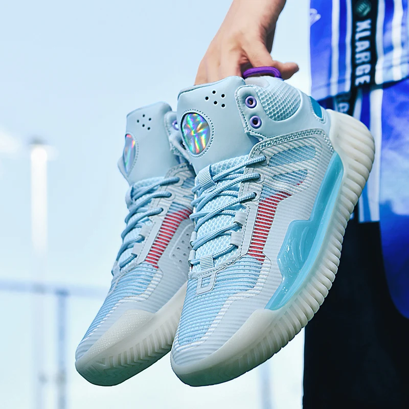 2026 New Luxury Shoes Basketball Men Anti-Slip Basketball Trainers Men Unisex Training Shoes Elastic Band Outdoor Sport Shoe Man