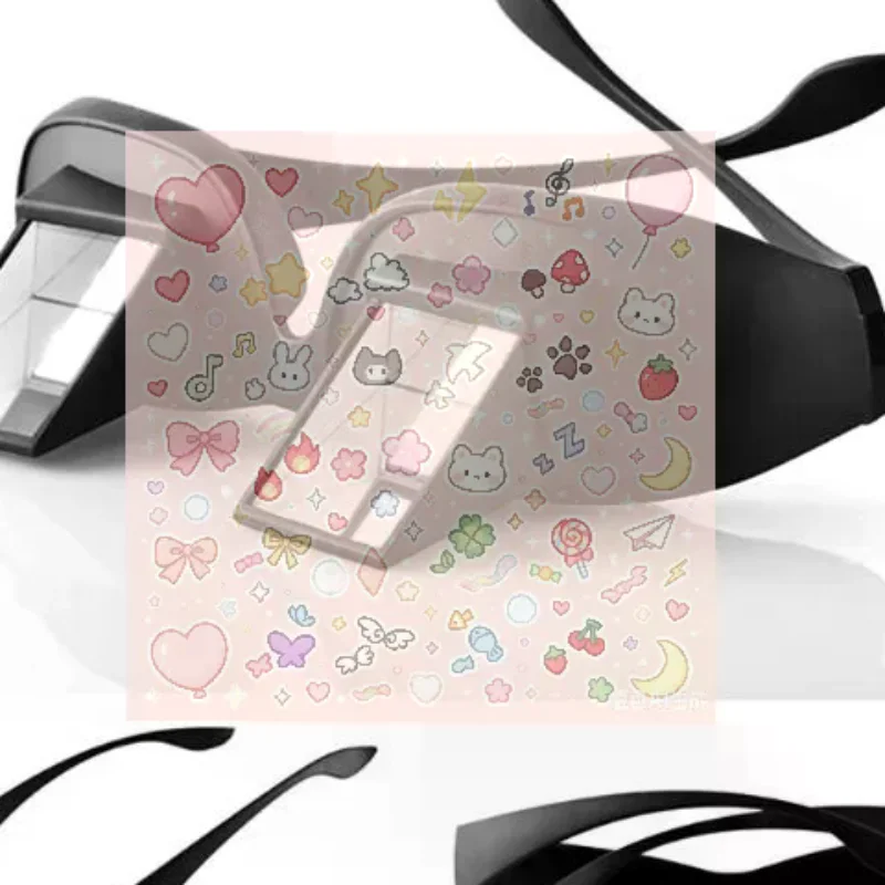 90 Degree Prism Glasses For Lying Down, Lazy Readers Periscope Spectacles, Horizontal Bed Reading & TV Watching, Fits Over Myop