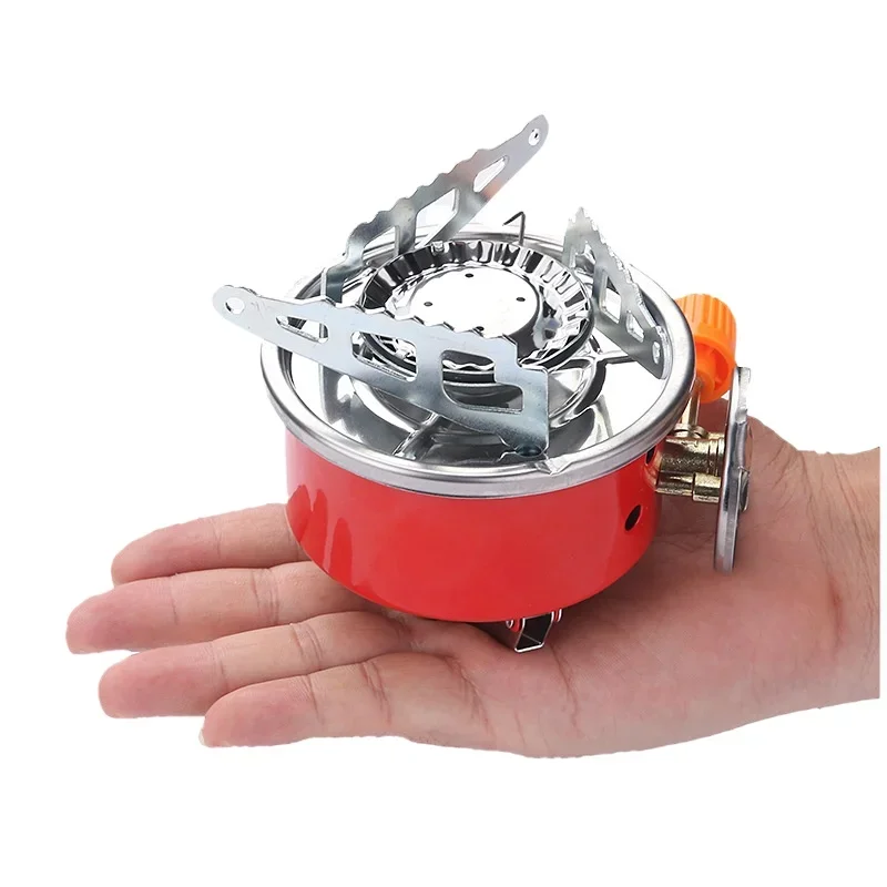 Custom Przenosna kempingowa kuchenka gazowa BBQ Small Mini Outdoor Garden Butane Burner Portable Camping Gas Stove