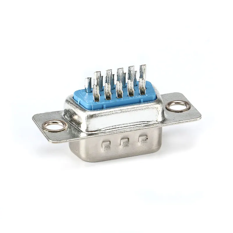 10Pcs VGA Soldering Type Female/Male Plug Socket Connector 2 Rows Solder Type Plug D-SUB
