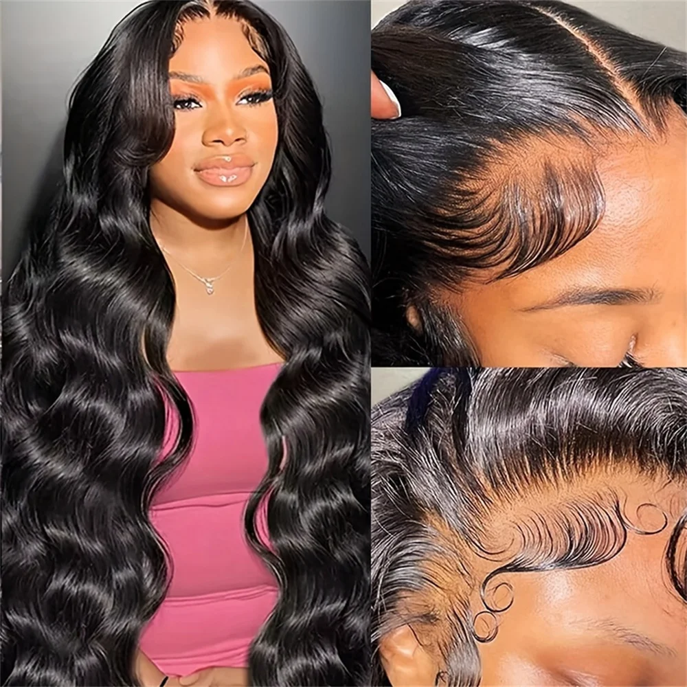 Brazilian Human Hair  Body Wave 13x4/13x6 HD Lace Front Human Hair Wigs Pre Plucked