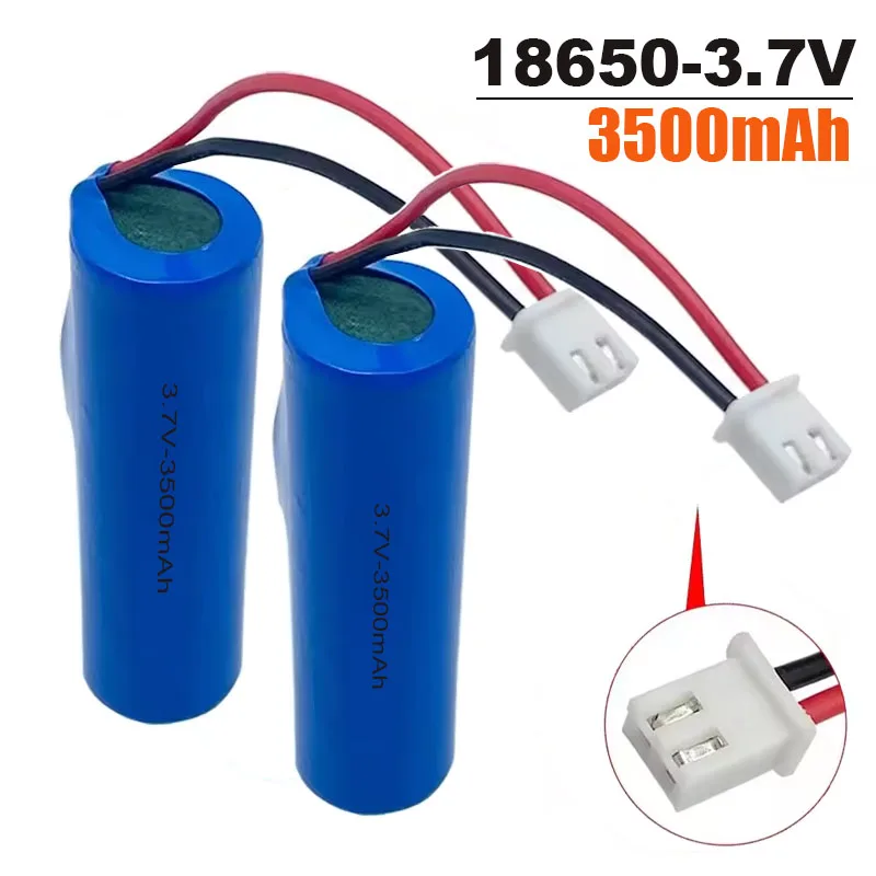 Original 3.7V 18650 3500mah Lithium Battery for Flashlight Bluetooth Speaker Hair Clipper Led Light Toy Car PCB Protection Board