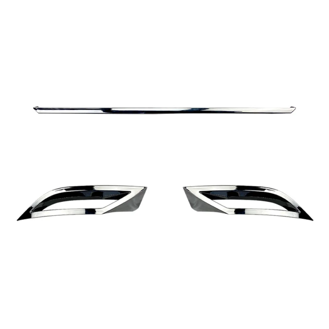 

Applicable To Volkswagen Polo Mk6 Plus 2018 + Tail Lip Electroplating Tail Throat Frame Bright Strip Modification Accessories