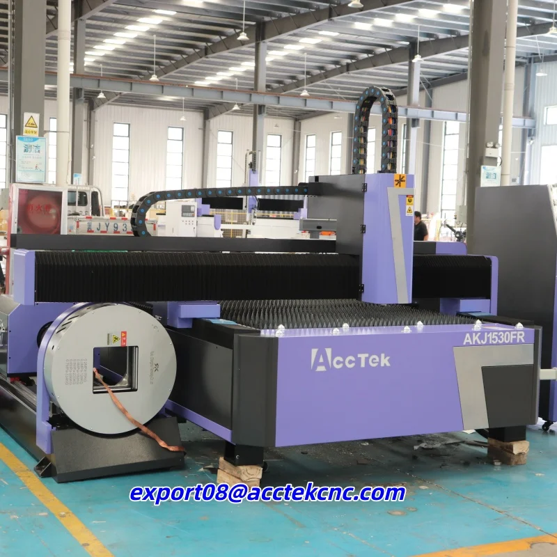 

Low Price Fiber Laser Cutting Machine With Rotary Device Gantry Automatic For Industrial Steel Iron Aluminum Plate Processing