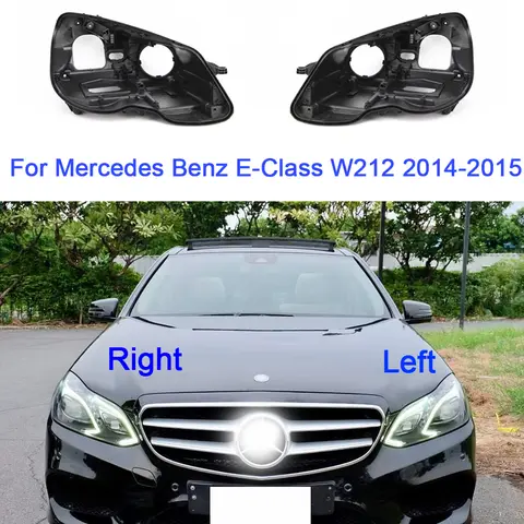 2014 2015 헤드라이트 베이스, 메르세데스 벤츠 E 클래스 W212 용, 후면 케이스 하단, 자동차 제품, 헤드램프 하우스